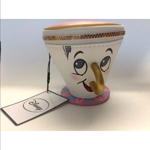 BNWT Chip Cup Coin Purse Beauty And The Beast Primark Disney